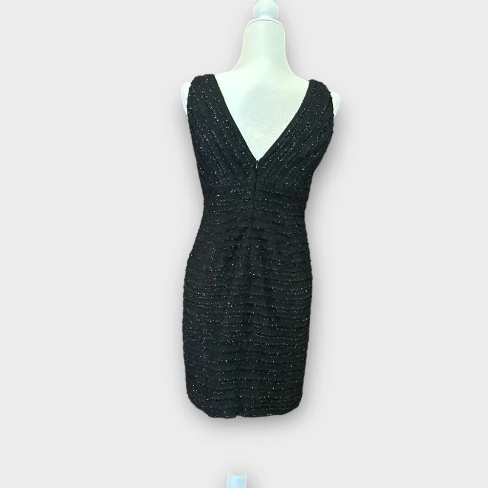 W by Worth Black Sleeveless Mini Dress Size 6 - Picture 8 of 8